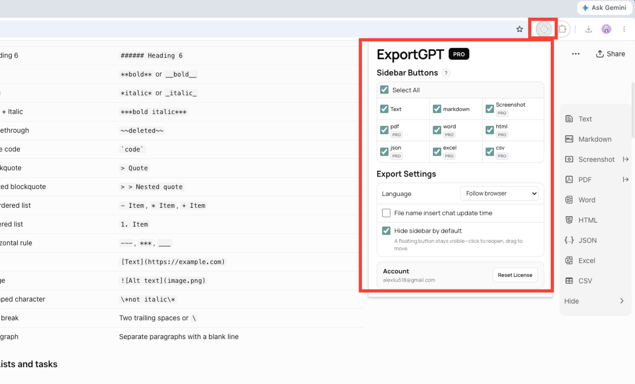 Get started with ExportGPT